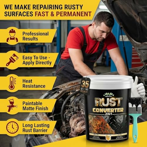 Meuvcol 2-in-1 Rust Converter & Primer