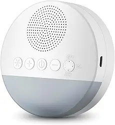 Aparelho de Som Ruído Branco Útero Ninar Acalmar Bebê Criança Relaxante Dormir Som suave Luz de Respiração Suave 15/30/60 Sincronização Inteligente Para Pessoas de Todas as Idades