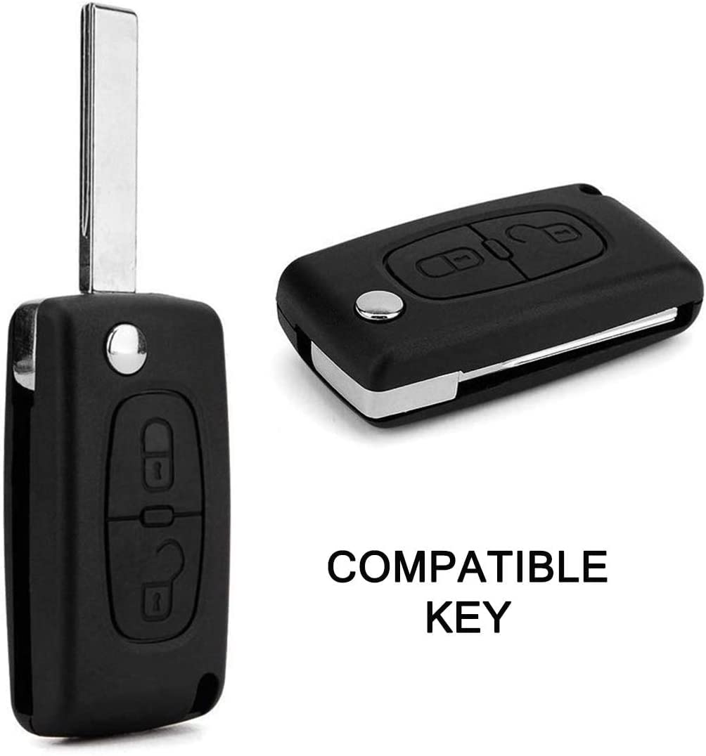 Guscio Chiave Per CITROEN E PEUGEOT - Compatibile Con C2, C3, C4, 206, 207, 307, Ecc. - Foto 2