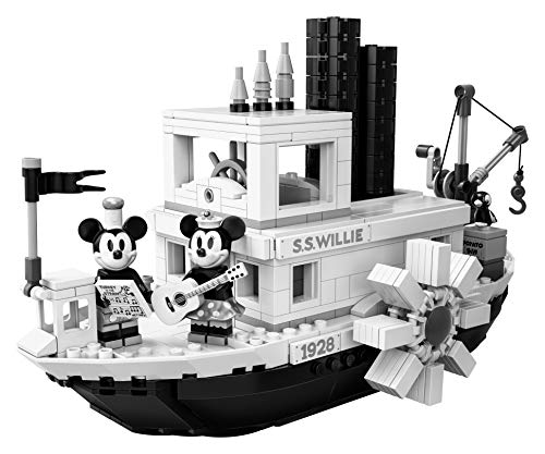 LEGO 21317 Ideas Disney Steamboat Willie Vintage Sammlermodell, Ab 10 Jahren – Bild 3