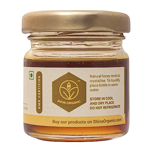 Image of Shiva Organic Raw Jamun Honey 50g | 100% Pure NMR Tested | Raw and Unprocessed