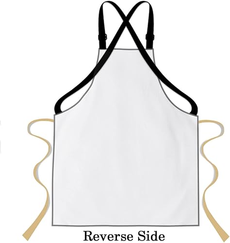 Miniatura 3 de Delantal de pestañas de 33.4 x 27.5 pulgadas, delantal de uñas moderno a la moda romántica con ojos con estampado de cejas para el hogar, cocina,