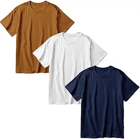 Kit 3 Camisetas Oversized Masculina Algodão Premium Lisa Moda Streetwear