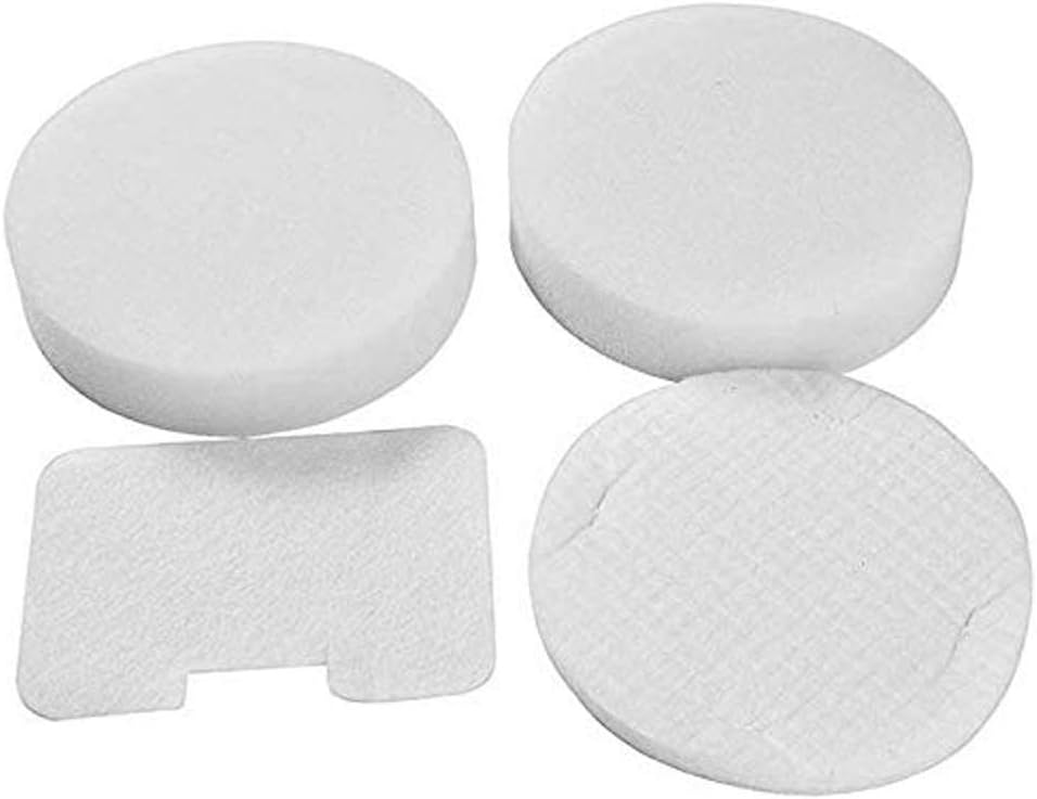 Eztronics Corp@ for Shark Replacement Foam and Felt 4 Piece Filter Generic Part by Replaces Part Numbers XF22, NV22L for Shark NV22, NV22Q, NV22W, UV410, NV26, UV400 and Other Shark Navigator Vacuum