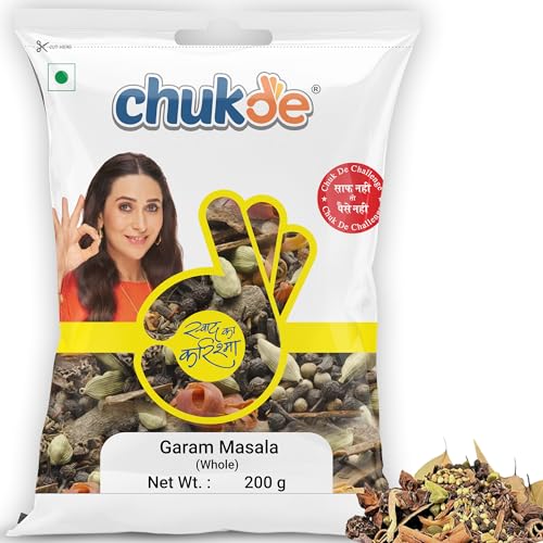 Image of Chukde Garam Masala Whole 200gms | Indian Spice Blend for Rich Flavors | Ideal for Traditional Indian Dishes - Whole Blended Spice Mix