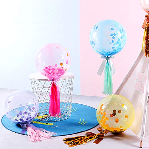 18 Inch Helium Bobo Balloons for LED Light Up Balloons - Christmas, Wedding, Birthday Party Decorations (Orange, 10 Pack, Led String Not Included) - Image 6