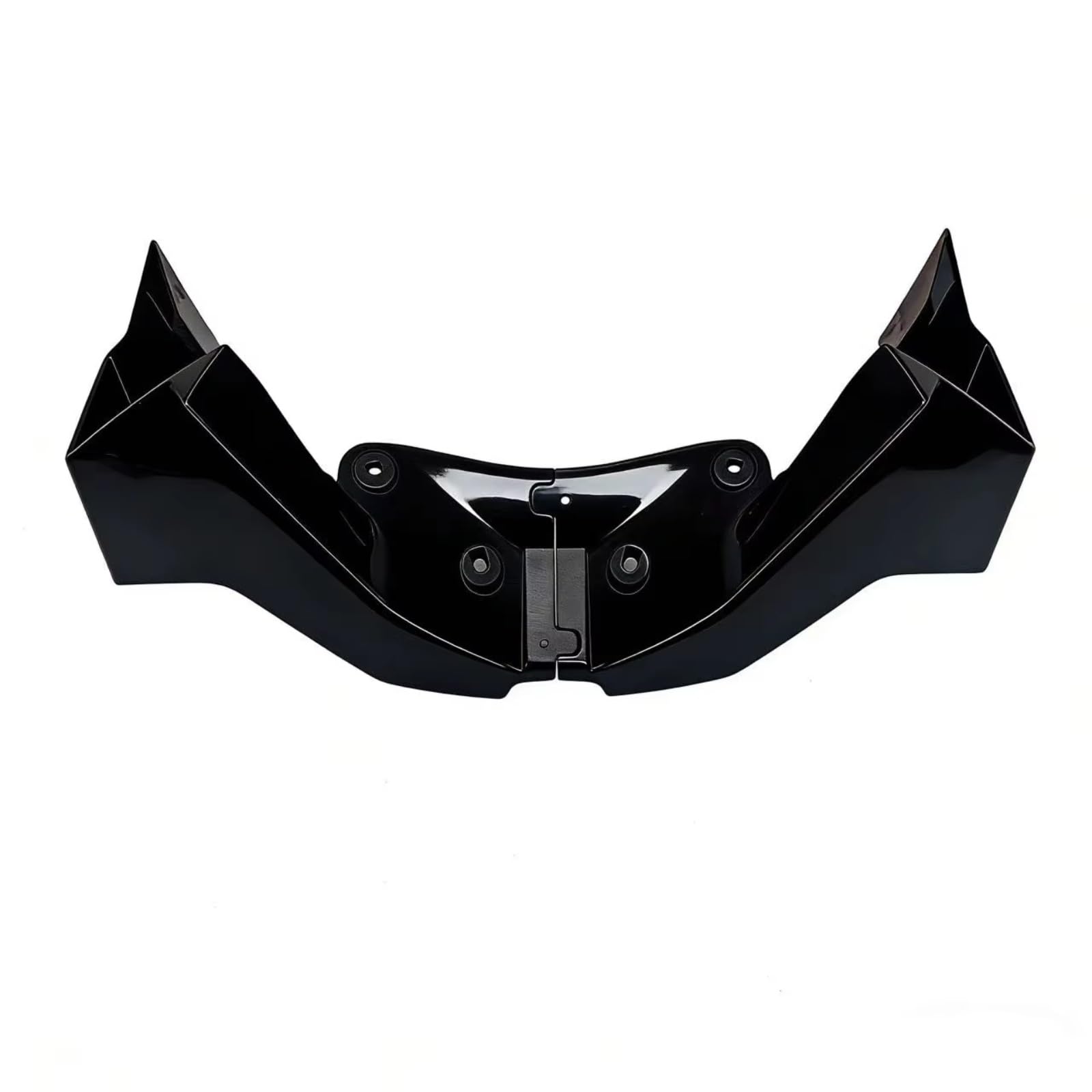Motorrad-Flügelspoiler Für S1000RR 2015–2018 Aerodynamisches Winglet | Motorradzubehör Frontlippe Spoiler Flügelverkleidung Downforce Front Aerodynamik(Glossy black)