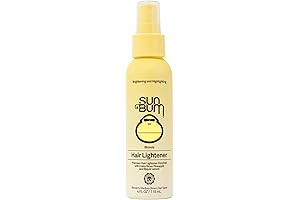 Sun Bum Hair Lightener Spray for Blonde Highlights & Balayage, Banana Scent, Cruelty-Free
