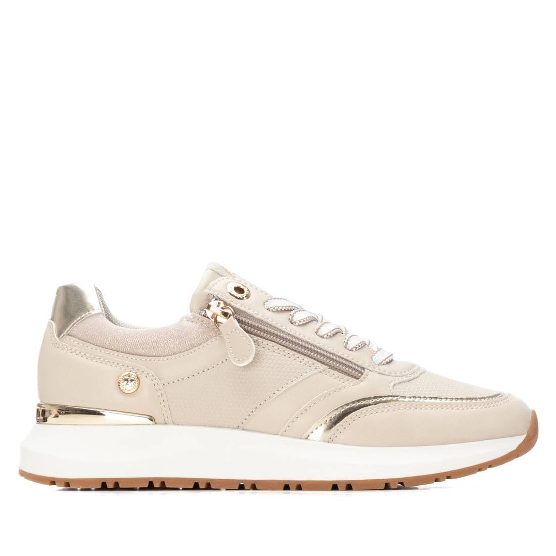 XTI - Zapatilla Mujer Beige - Calzado Cómodo y Versátil - Moda Casual - Modelo 14418301 (Talla 36)