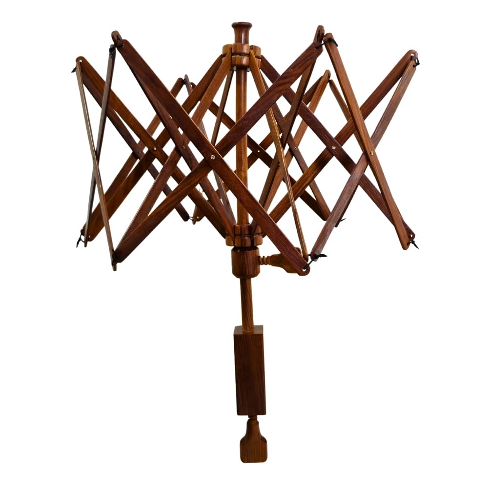 Amazon.com: DnU Avenue Wooden Yarn Swift Umbrella Onyx Winder