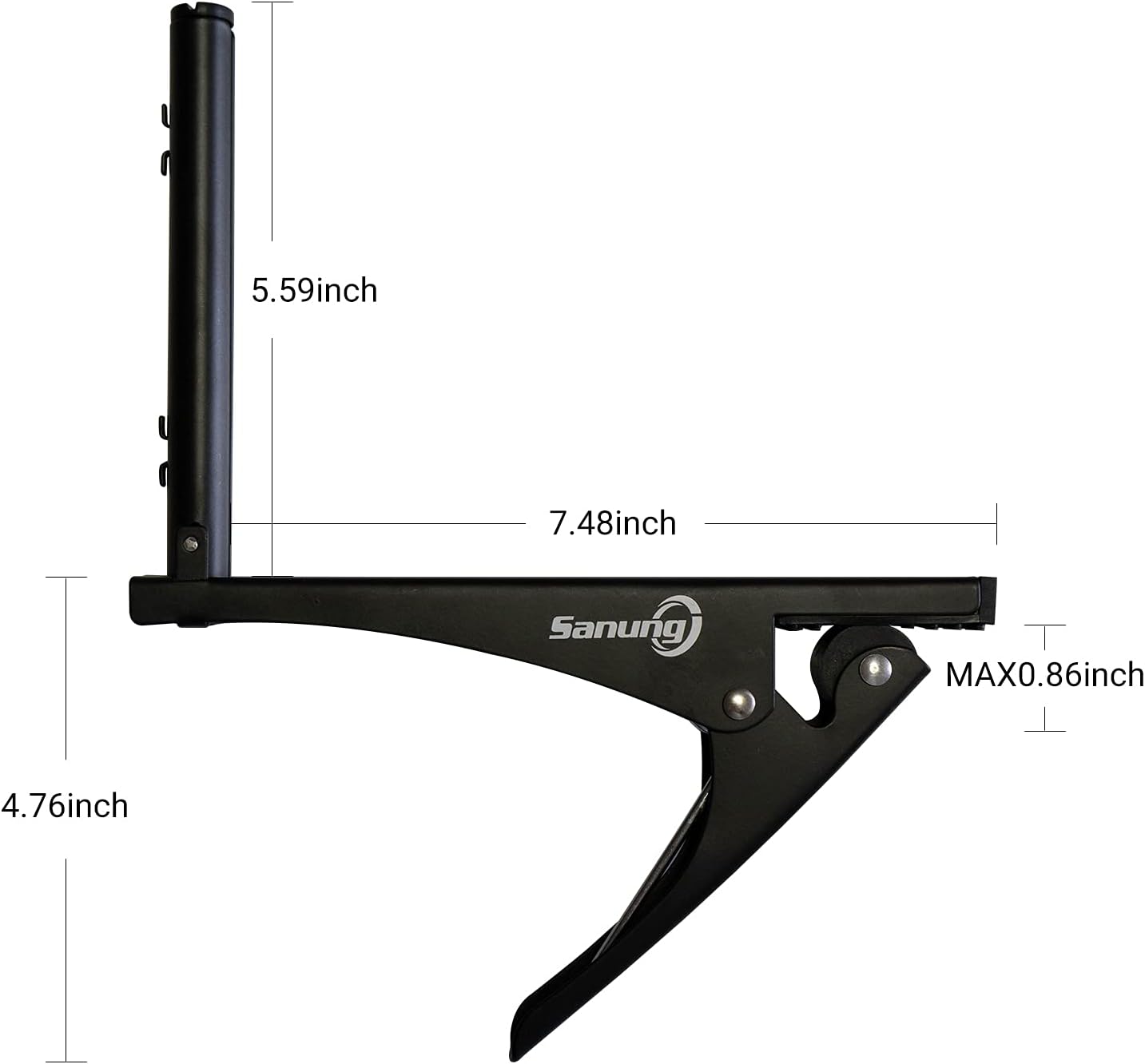 Sanung S304 Portable Table Tennis Net and Post Set Folding Spring Clamp-on with 2 Posts Kit Adjustable Ping Pong Training Mesh Net for Standard 60in Wide Tables Easy Setup