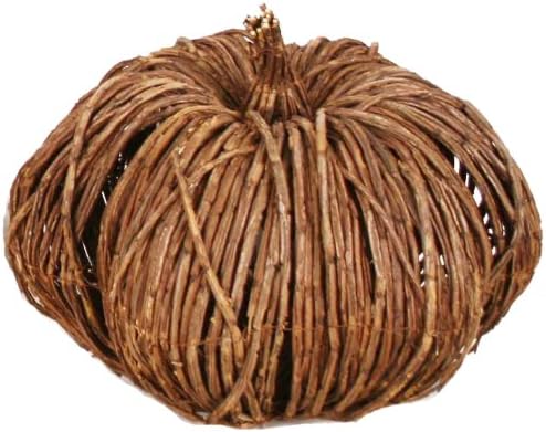 RBS1759A-2 Wooden Pumpkin Garden Accent, 15 by 12-Inch