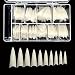 beyou 500 False Nail Tips for Nail Shop Nail Salon (Nail Tips 28510)