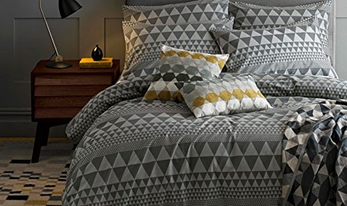 Niki Jones Isosceles Quilt Cover Slate King