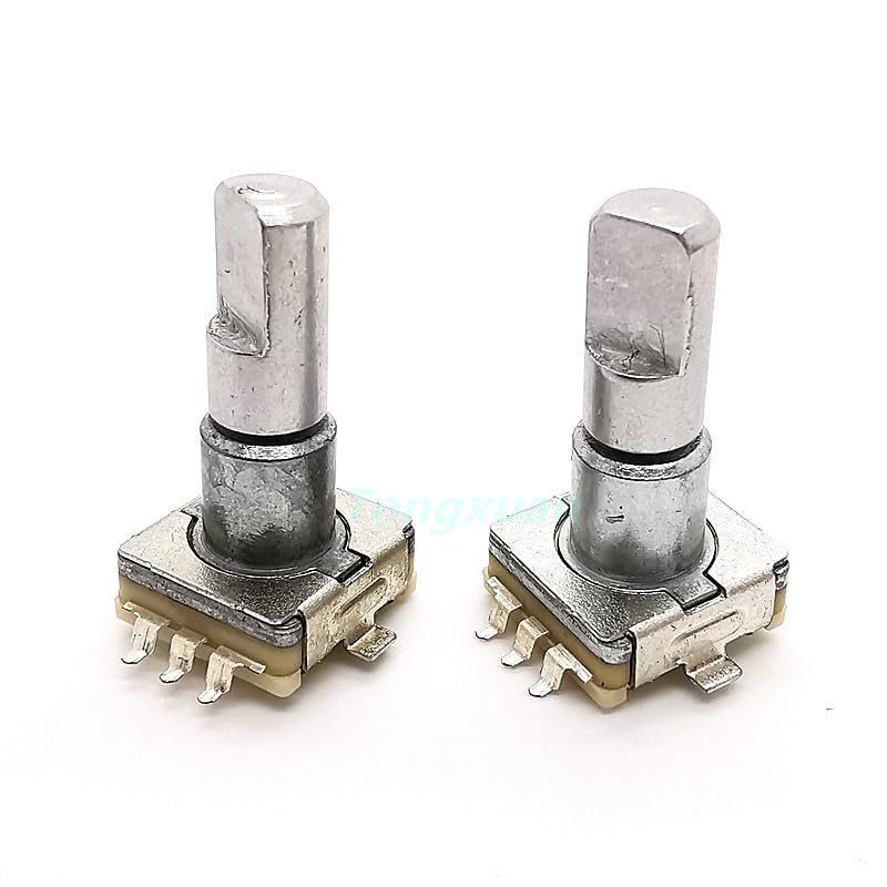 Encodeur rotatif EC11 30 positions réglage ultra précis avec axe en D 19mm - 2