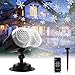 Produktbild ROVLAK LED Projektor Weihnachten Schneeflocke Projektorlampe Außen Innen Schneeflocken Projektor Lichter mit Fernbedienung Projektionslampe Effektlicht für Halloween, Weihnachten, Party, Garten