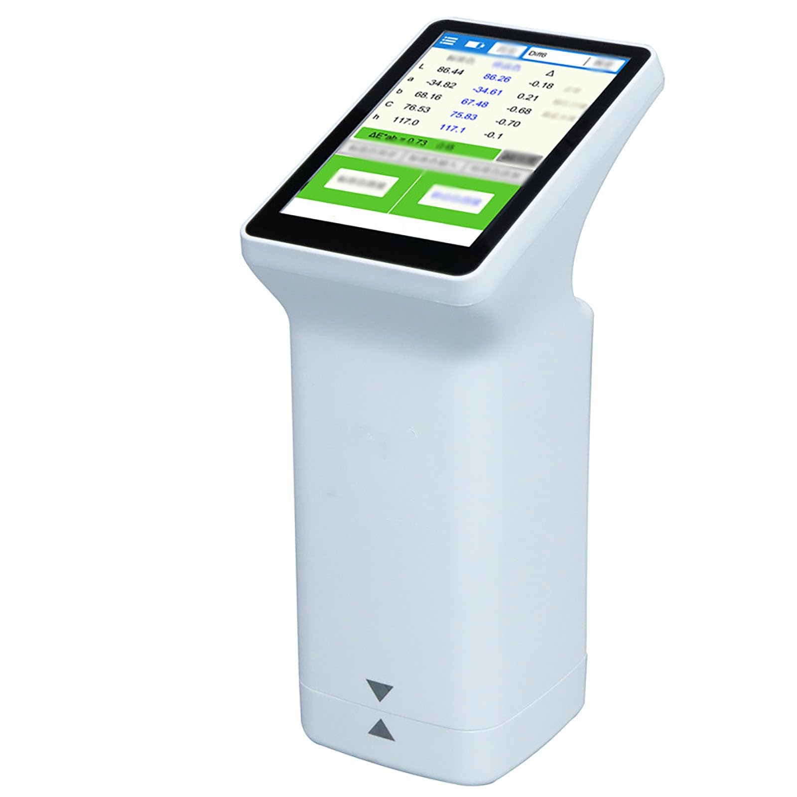 Colorimeter, Color Difference Meter, Color Analyzer Reader, Digital Precise Portable Touch Screen with 8mm Aperture, for Coating Ceramic Plastic Paint Measurement