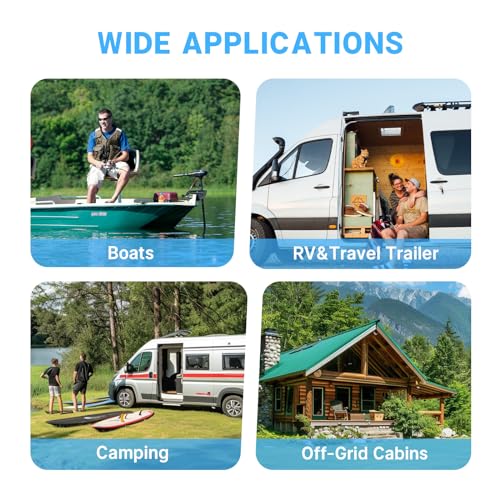 Image of Redodo 12V 100Ah LiFePO4 Battery, 12 Volt lithium batteries with 100A BMS, Group 31 Deep Cycle Battery Replacement of Agms, 4000+ Cycles, Great for RV, Trolling Motor, Marine, Solar Systems