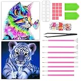 ✔Handgemachte Diamantmalerei ist eine entspannende Aktivität. Gleichzeitig kann es die Konzentration verbessern. Dieses Diamantgemälde eignet sich für Kinder, um Willenskraft zu üben, und für Anfänger, um zu üben.