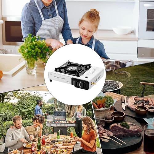 Réchaud gril de camping robuste et thermo-résistant pour cuisine de randonnée
