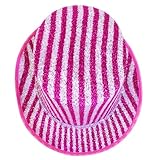 Rdxanc Eleganter Unisex-Hut, Pailletten-Kappe, Theater-Accessoire, Vintage-Stil, Ofenrohr-Hut, modisch, für Erwachsene, magisches Show-Zubehör