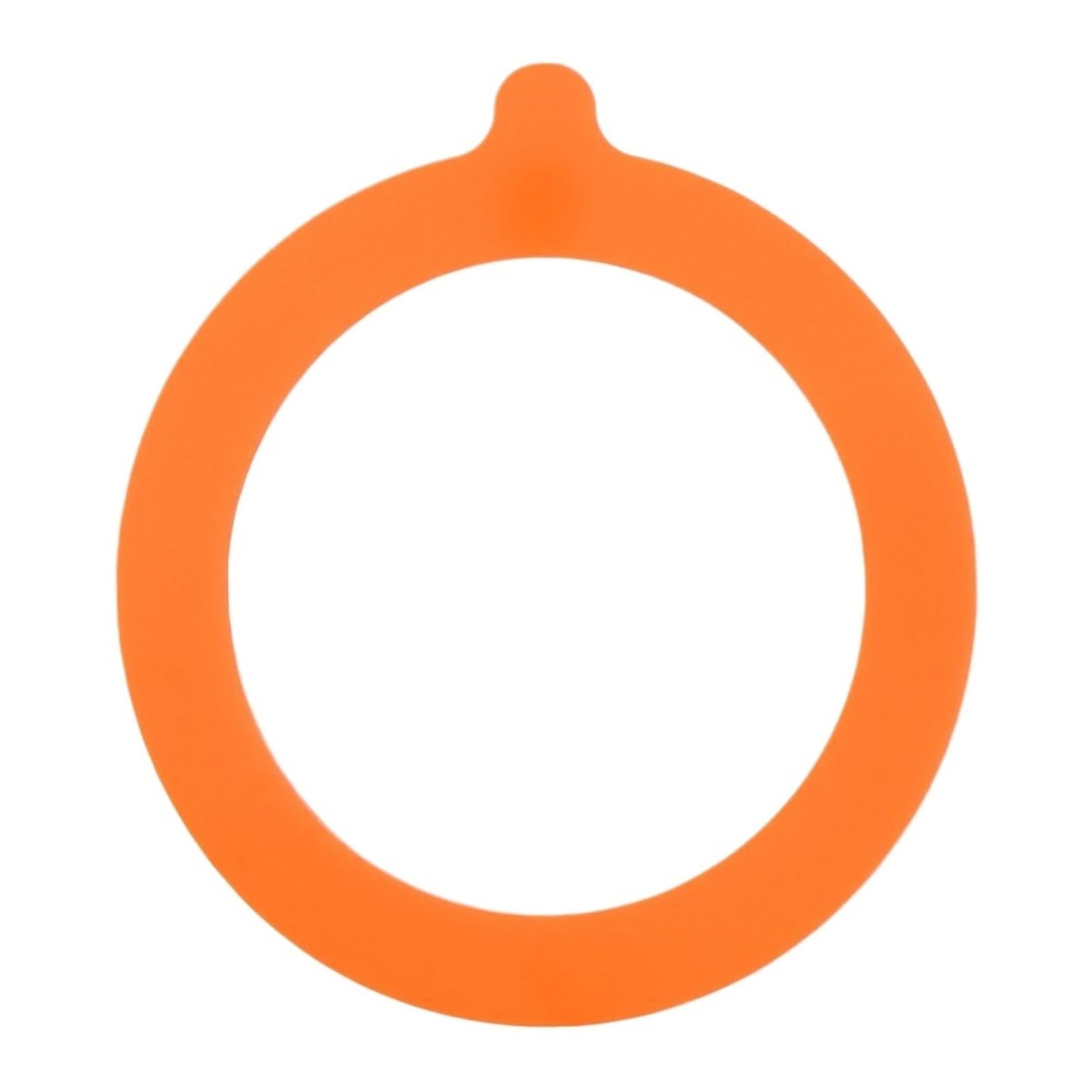 Hzomif Glass Jar Silicone Seal Rings 30pcs Leakproof Storage Canning Accessories Rubber Sealings Jars Gaskets Silicone Seals Jar Gaskets Rubber Seals Rings(Orange)