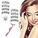 Produktbild sokey Magnetische Wimpern, 3D Künstliche Magnetic Wimpern, 4 Magnete Wimpern Mit Wasserdichtem Langlebigem, Wiederverwendbare Falsche Magnetic Eyelashes, Pinzette (2 Paare/ 8 Stücke)