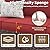 VONZOY Patio Furniture Set, 5 Pieces Outdoor Sectional Sofa Couch with Chairs, Ottomans and Thick Cushions, All Weather Wicker Rattan Patio Conversation Set Wine Red