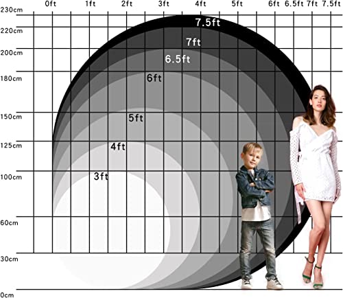 Ofila Round 18Th Birthday Backdrop Cover 7X7Ft Sparkling Diamond Black And Gold Birthday Backdrop For Boys Girls Happy 18Th Birthday Decorations Banner Photograph Background #TOP6