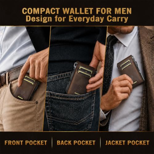 RUNBOX Genuine Leather Bifold Slim Wallet w/ RFID Blocking - image 5