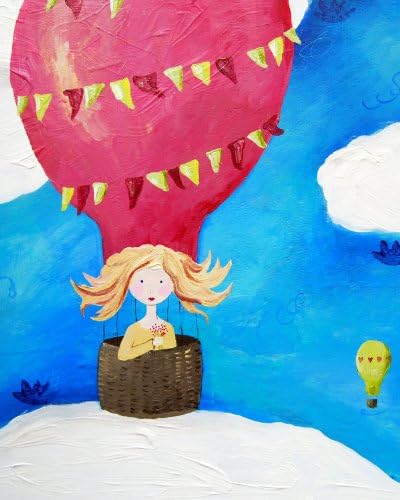 Cici Art Factory Wall Art, Up Up and Away Paper Print, Small