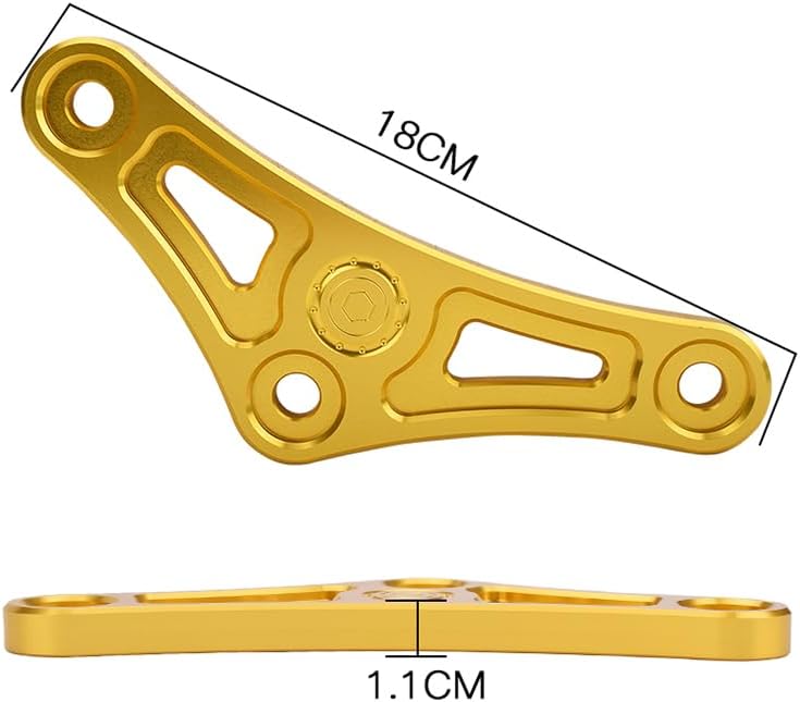 Miniatura 3 de motokano Enlaces de bajada de motocicleta caída 30MM compatible con Kawasaki Z900 Z900RS Z900RS CAFE (espesor mejorado, grosor 0.433 in) CNC Kit de