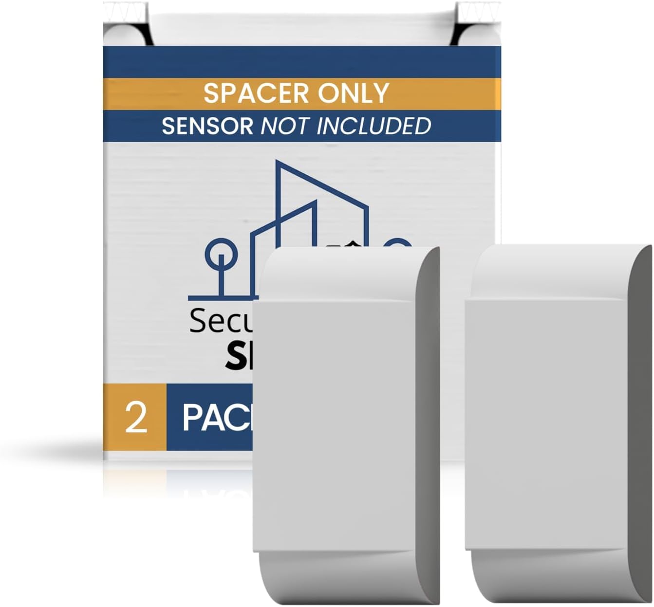 Ring Alarm Magnet Riser | 2 Pack Set with 3M Adhesive – Easy Mount to Any Doorway, Window, and Entryway | Ring Sensor/Magnet Not Included (1 inch)