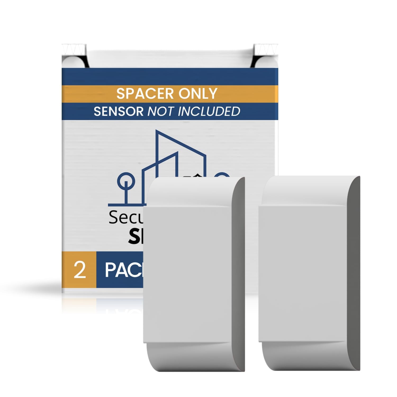 Ring Alarm Magnet Riser | 2 Pack Set with 3M Adhesive - Easy Mount to Any Doorway, Window, and Entryway | Ring Sensor/Magnet Not Included (1 inch)