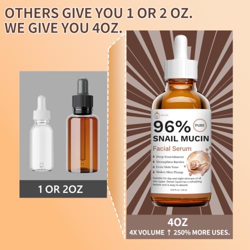 ABOTE Snail Mucin Face Serum 120ml with 96% Snail Secretion Filtrate — view 6