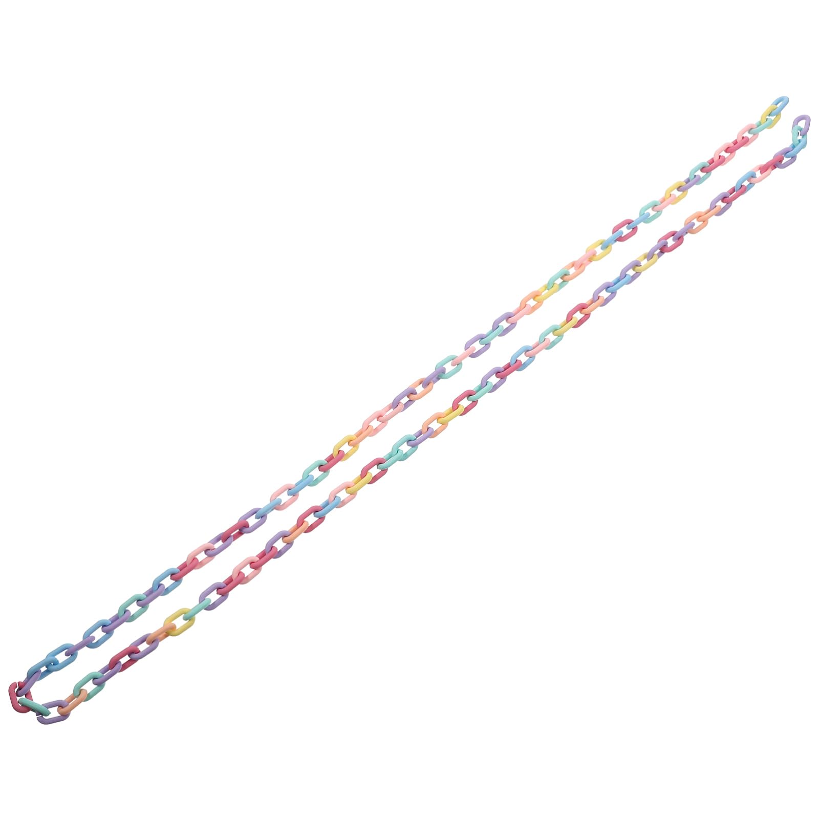 Veemoon 5 Pièces Collier Acrylique Bretelles chaînes Sangle de chaîne Portefeuille chaîne de Collier pour la Fabrication de Bijoux chaîne pour la Fabrication de Bijoux