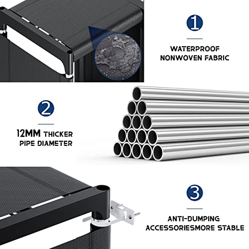 Mavivegue Bookshelf,9 Cube Storage Organizer,Book Shelf Organizer,Tall Bookcase Shelf,Black Cube Shelf,Cubbies Closet Storage Organizer Shelves For Bedroom,Living Room,Home,Office #TOP4