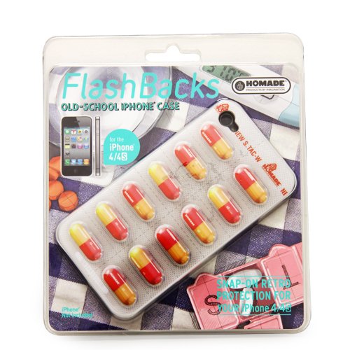 Coque plastique iPhone 4S ThumbsUp IP4PILCASCOV rigide gélule multicolore - 2
