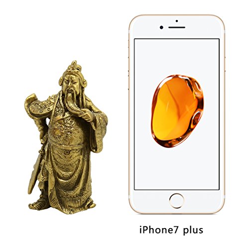 Brabud Chinese Fengshui Brass Warlord Hero Warrior Guan Gong Guan Yu Fortune Protection Statue Collection #TOP2