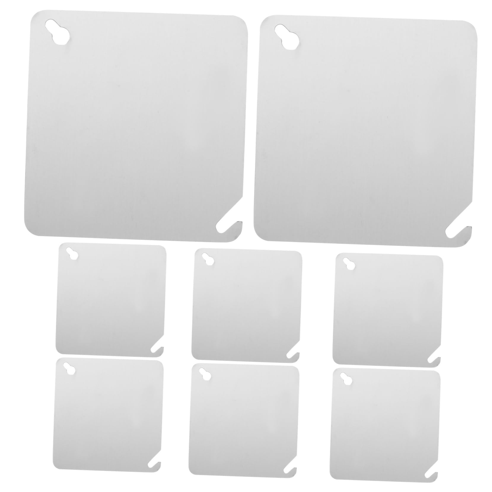 Plaques de couvercle électrique métalliques pour boîtes de jonction murales