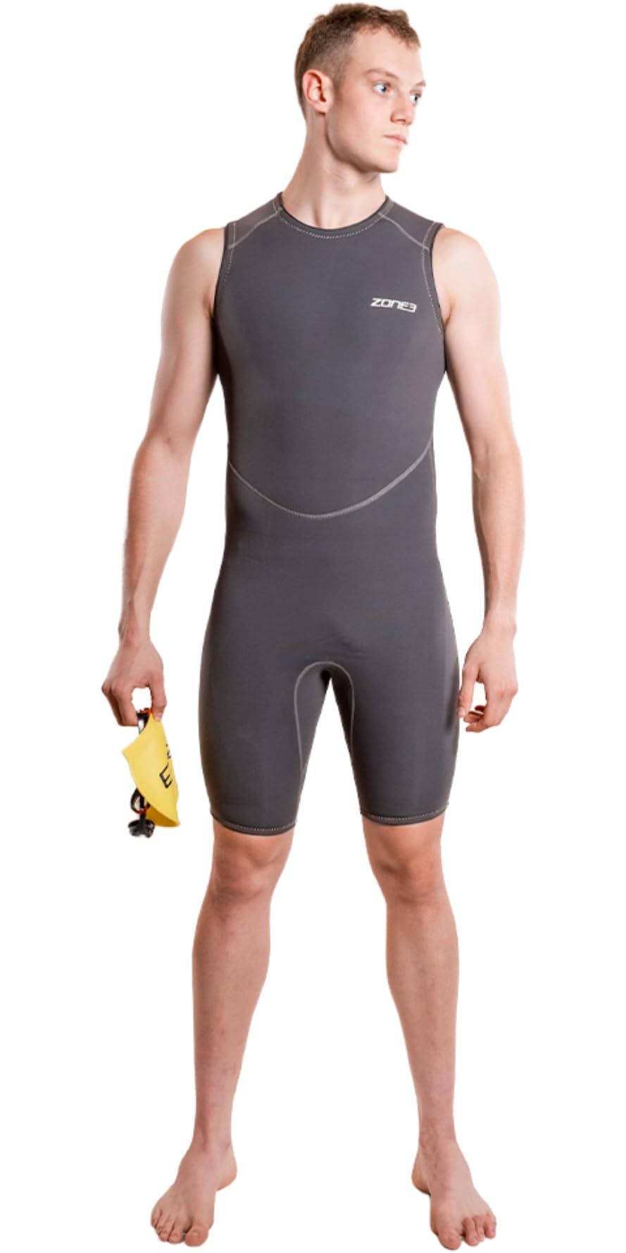 ZONE3 2026 Mens Yulex Kneeskin - Black/Grey