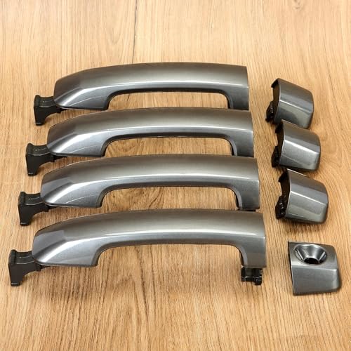 Image of ECOTRIC Door Handles Kit Assembly Compatible with Tundra Crewmax /Sequoia