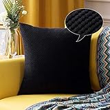 AUFMERKSAMKEITEN: Es gibt nur ein Kissenbuzug in der Packung, und keine Füllung. Die Kissenhüllen sind waschbar und bis 30 Grad trocknergeeignet und bügelfrei. Waschen Sie bei dem 1.Gebrauch separat am besten.