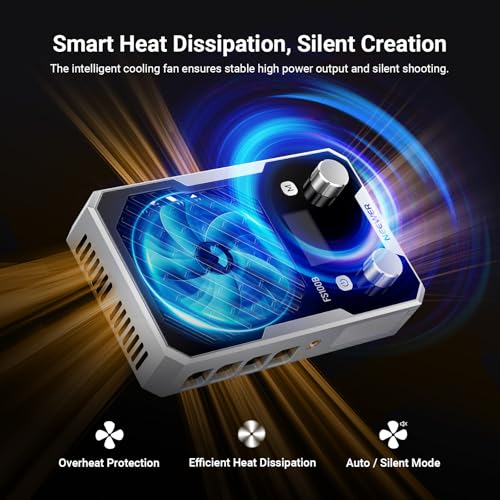 Image of NEEWER 100W Ultra Compact LED Video Light APP /Panel Control, Pocket Size Bi Color COB Continuous Output Lighting with 4 Dimming Curves /2700K-6500K /CRI96+ for Studio Photography Recording, FS100B