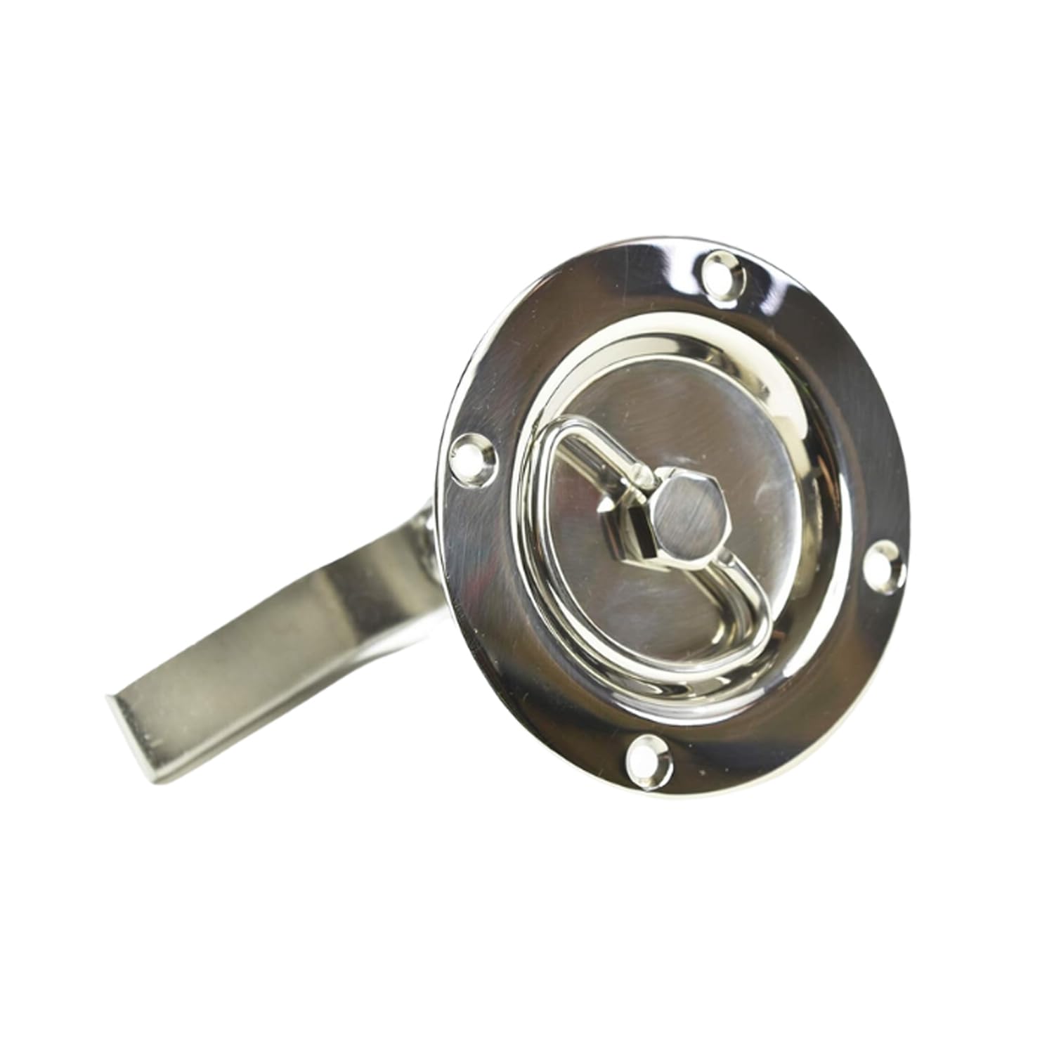 Marine City 316 Stainless Steel Boat Cam Latch - T-Handle, Flush Mount For Hatches & Lockers
