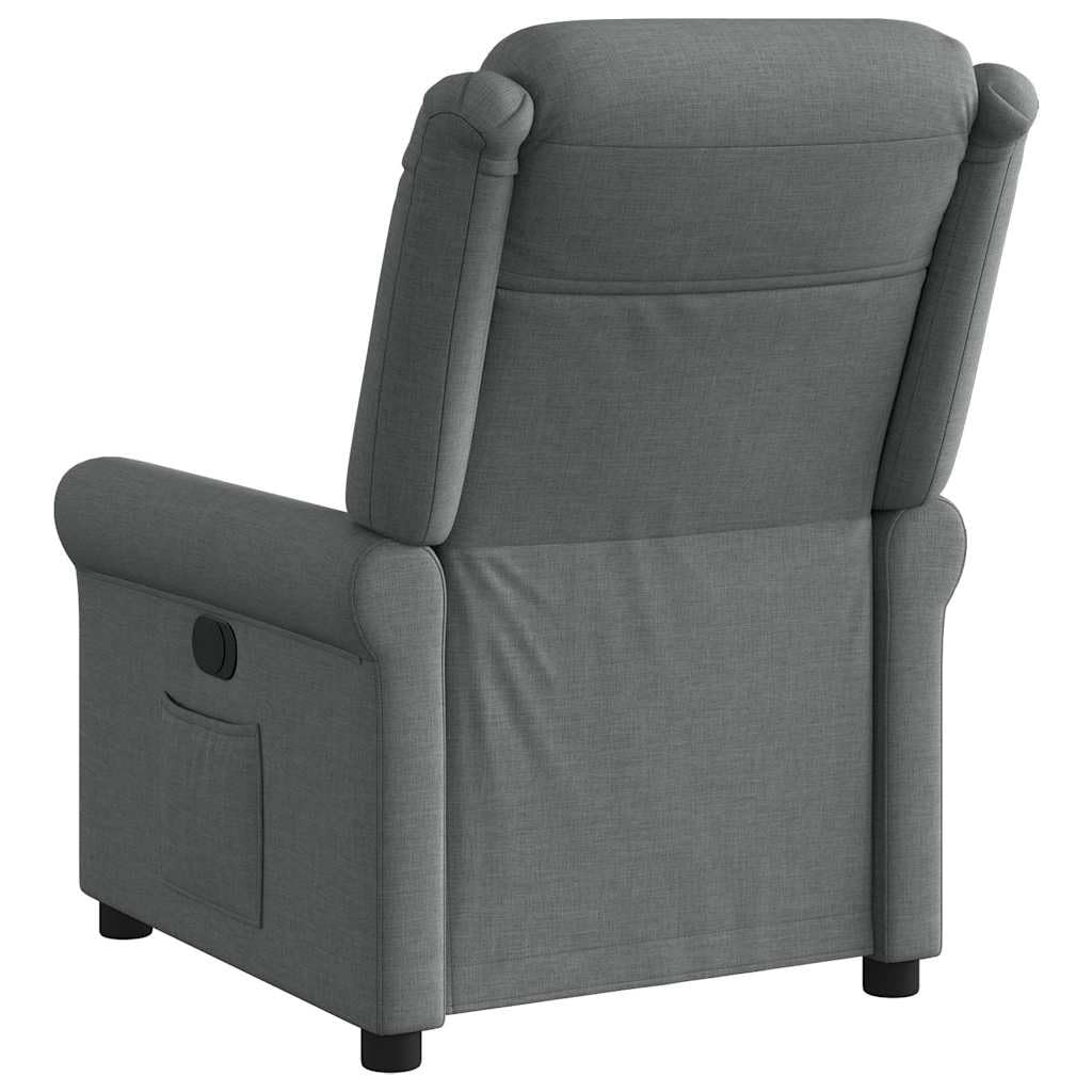 Gecheer Poltrona Reclinabile in Tessuto Grigio Scuro,Poltrona,Relax,Reclinabile,da TV,da Lettura,Poltrona da TV,Poltrona Relax,Comoda,Poltrona Reclinabile,P4015637