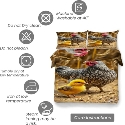Parure de lit animaux résolvant la corvée de couette zippée - 4