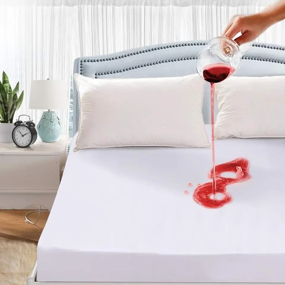 Capa Protetora Impermeável Malha Colchão Queen Atura Até 35 cm Cama Box Antialérgica Anti- Ácaro