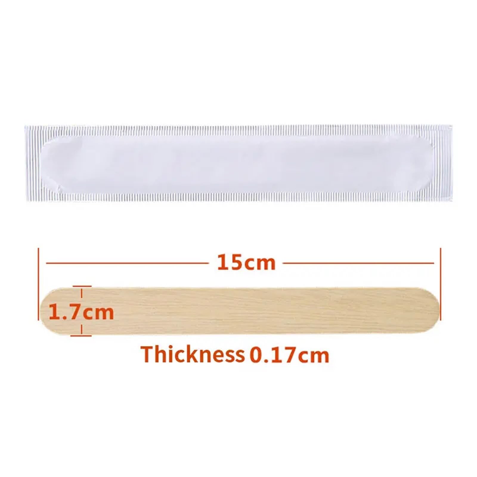 Varillas de cera de madera, 200 unidades, palitos de depilación desechables, depresor de lengua, esterilización de madera, reparación de tatuajes, crema, barra de belleza, herramienta corporal para