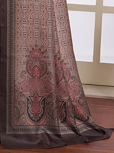 Image of AKHILAM Women's Digital Print Pashmina Silk Bagh Saree With Unstitched Blouse Piece (KSMRP1001 Parent)